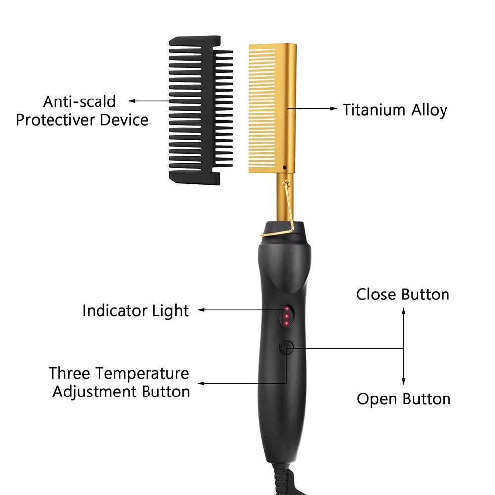 Straightening brush