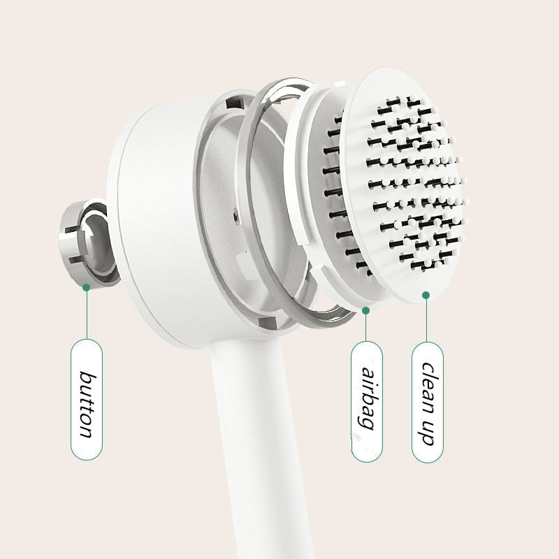 Self-Cleaning Hairbrush