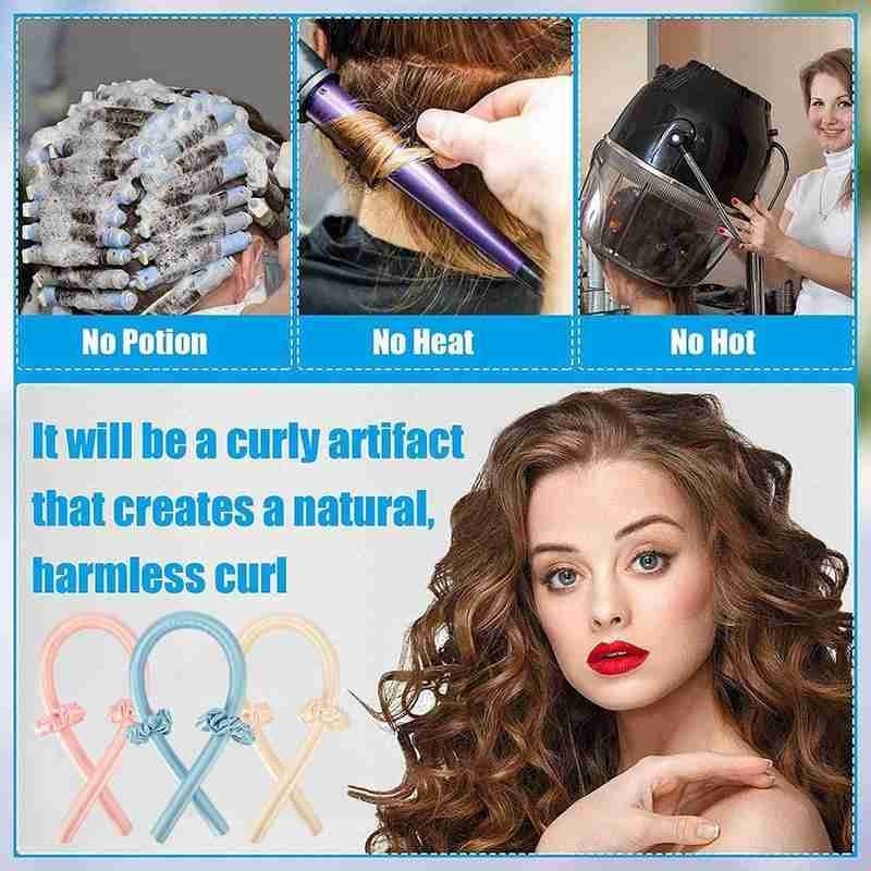 Heatless Hair Curlers