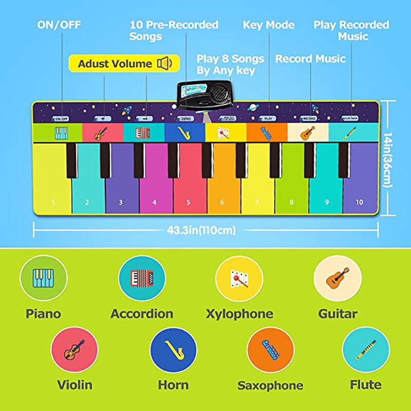 Musical Piano Mat