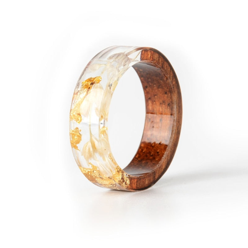 Wooden Resin Rings