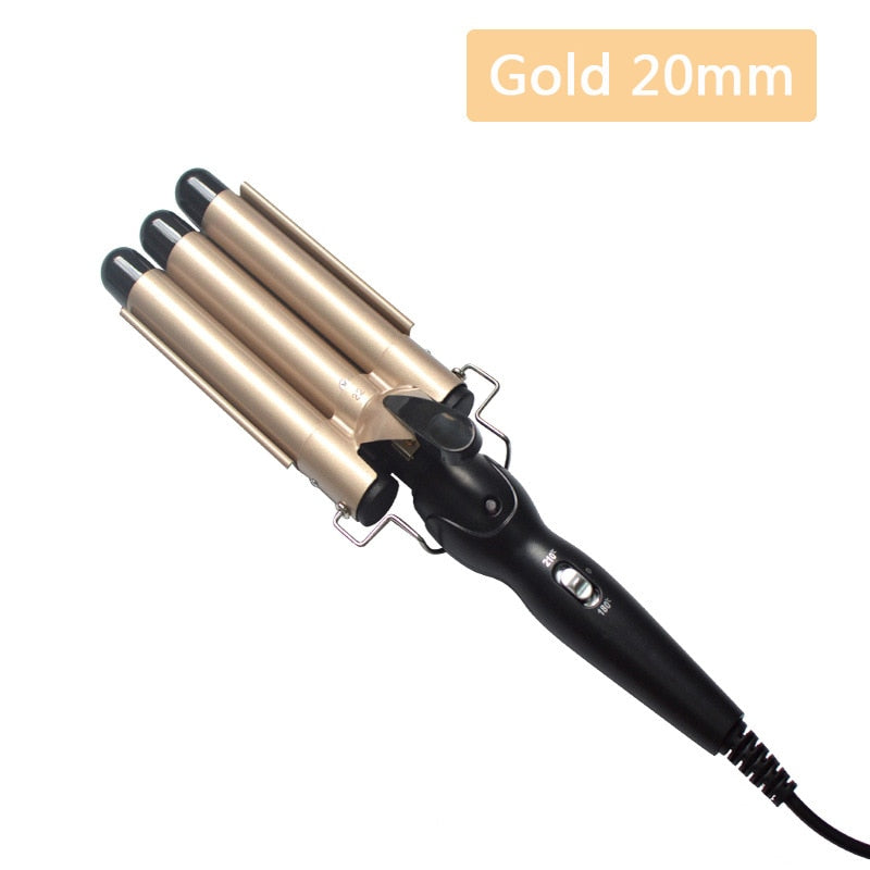 Professional Triple Barrel Hair Curler