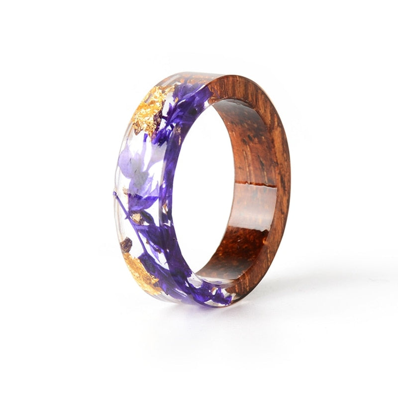 Wooden Resin Rings