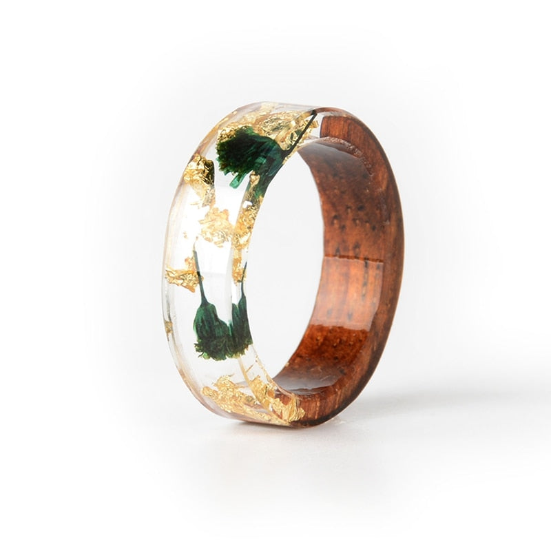 Wooden Resin Rings