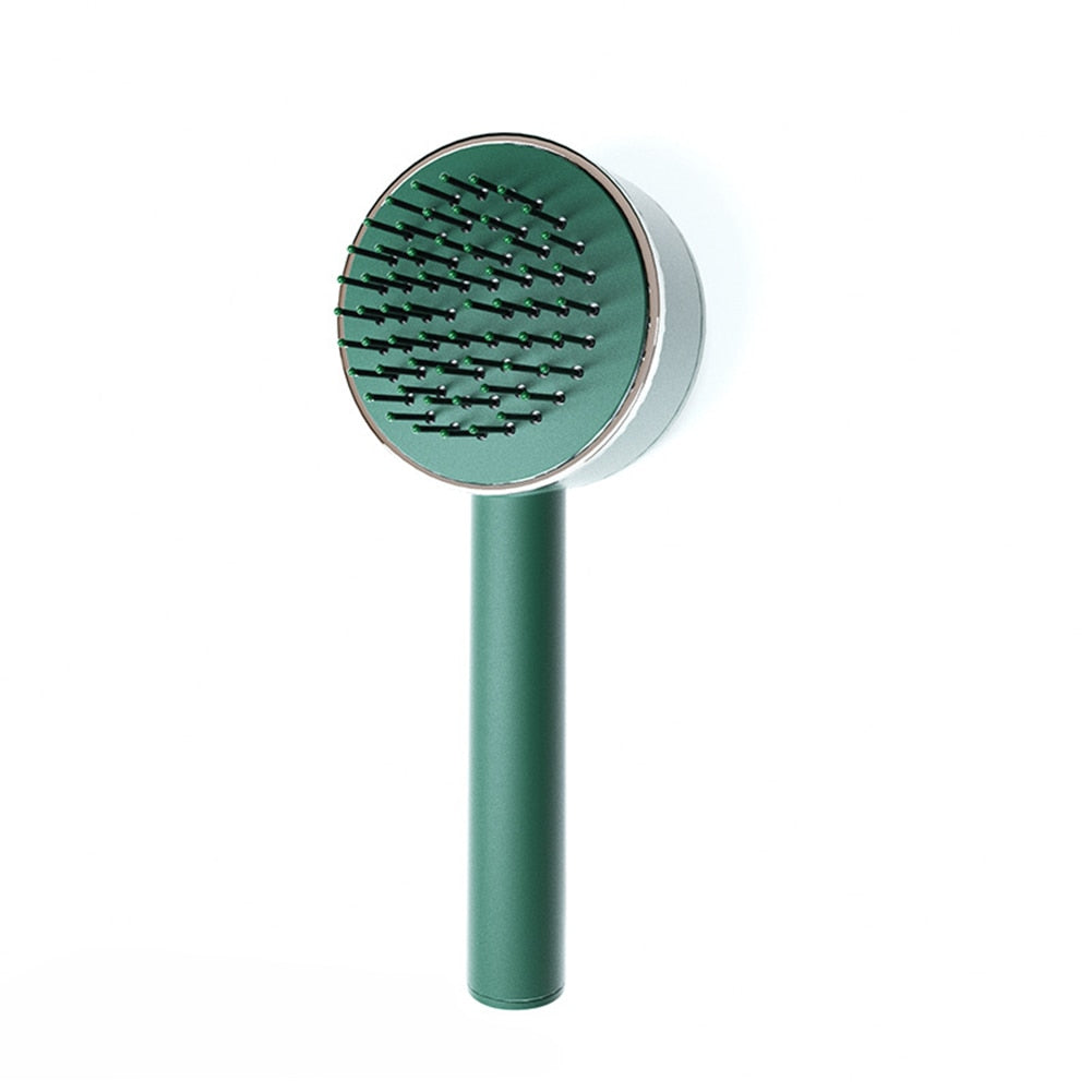 Self-Cleaning Hairbrush