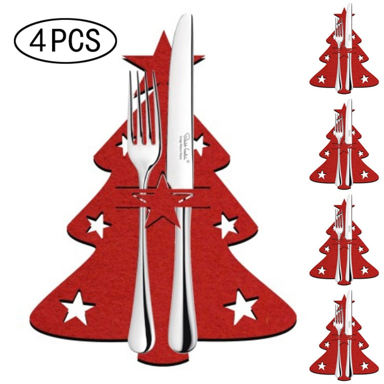 Christmas Cutlery Holders