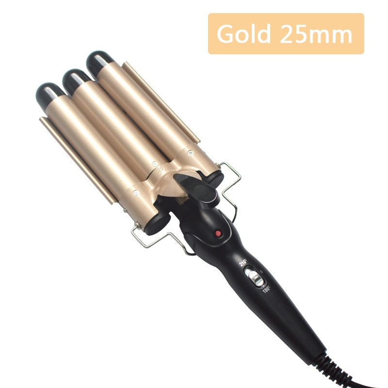 Professional Triple Barrel Hair Curler