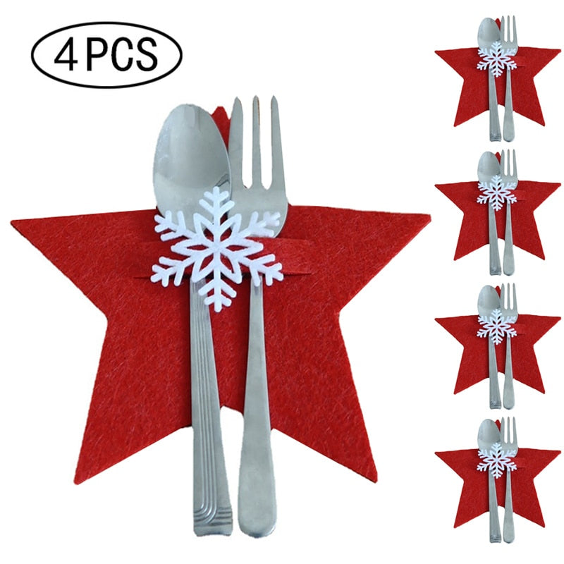 Christmas Cutlery Holders