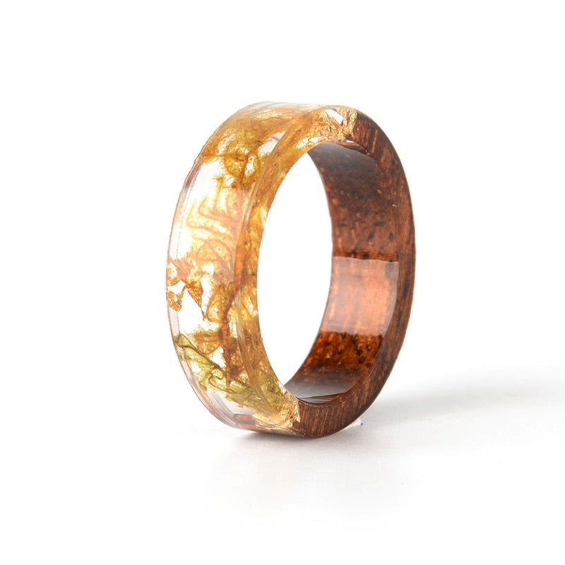 Wooden Resin Rings