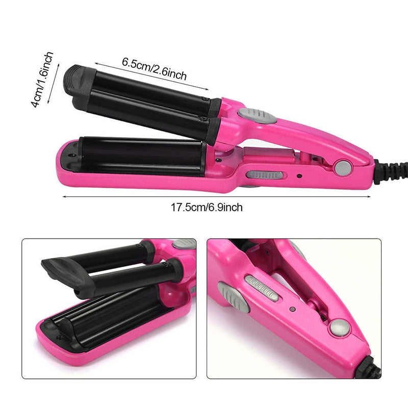 Mini Triple Barrel Hair Curler