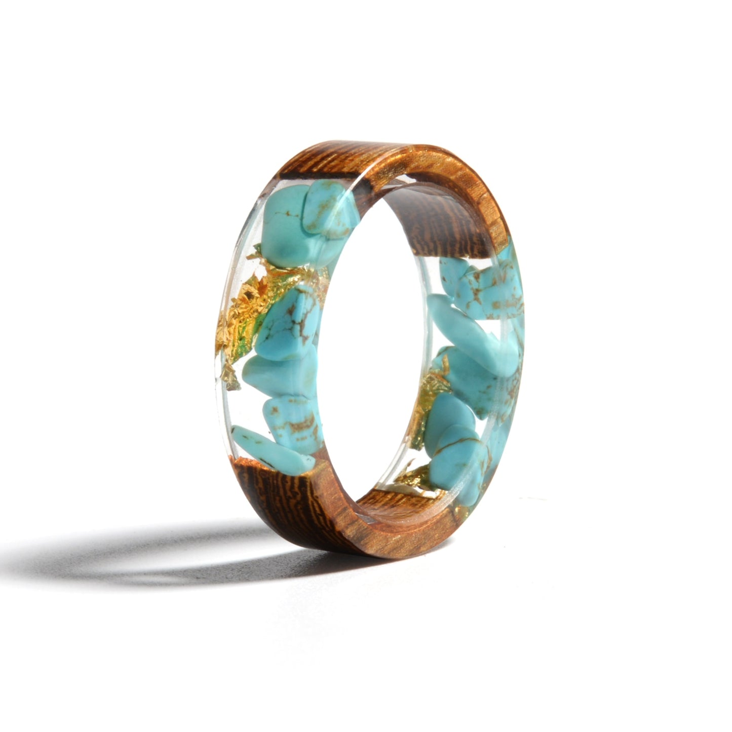 Wooden Resin Rings