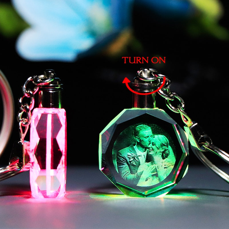 Personalized Light Up Keychain