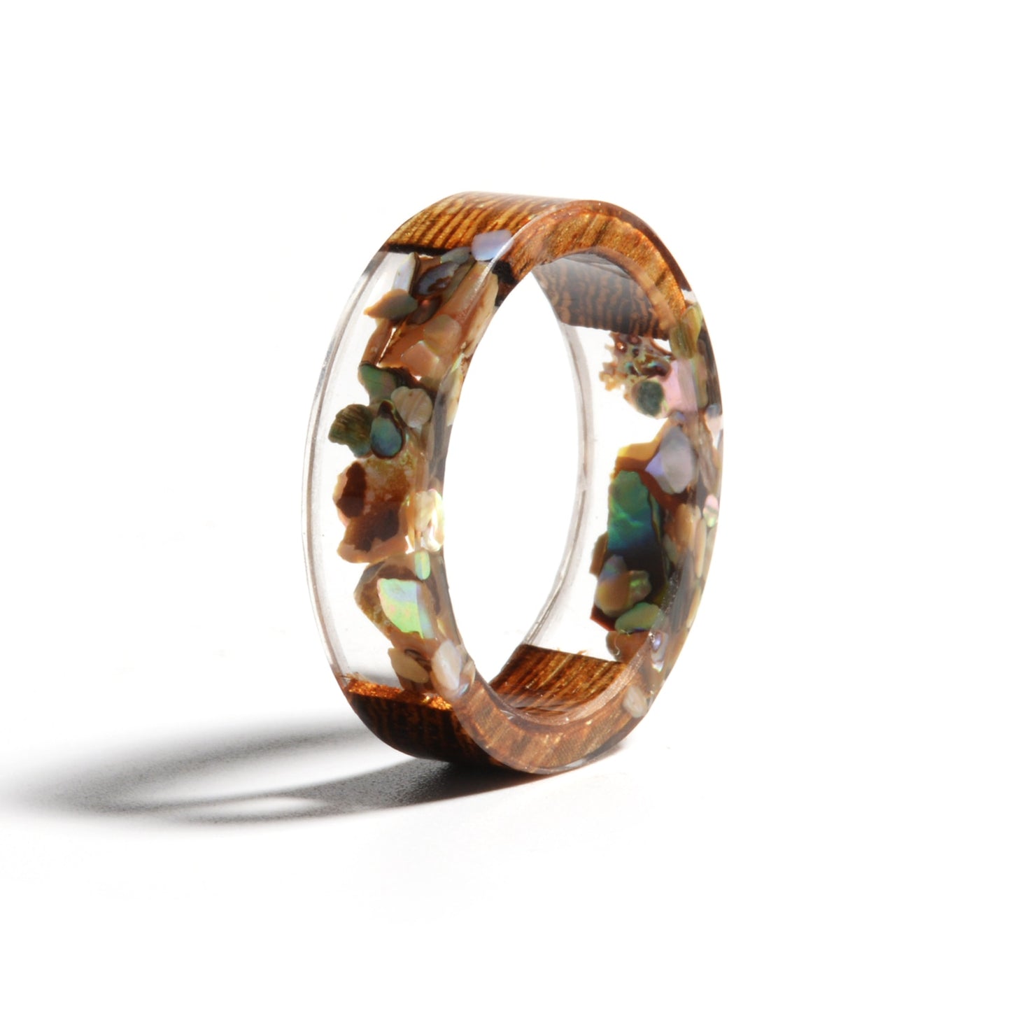 Wooden Resin Rings