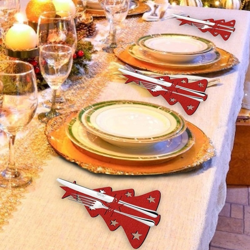 Christmas Cutlery Holders