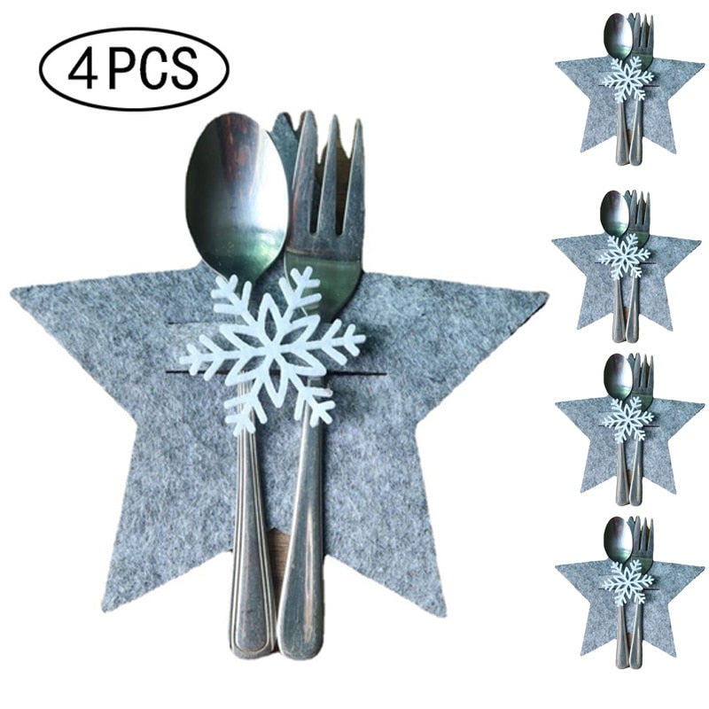 Christmas Cutlery Holders