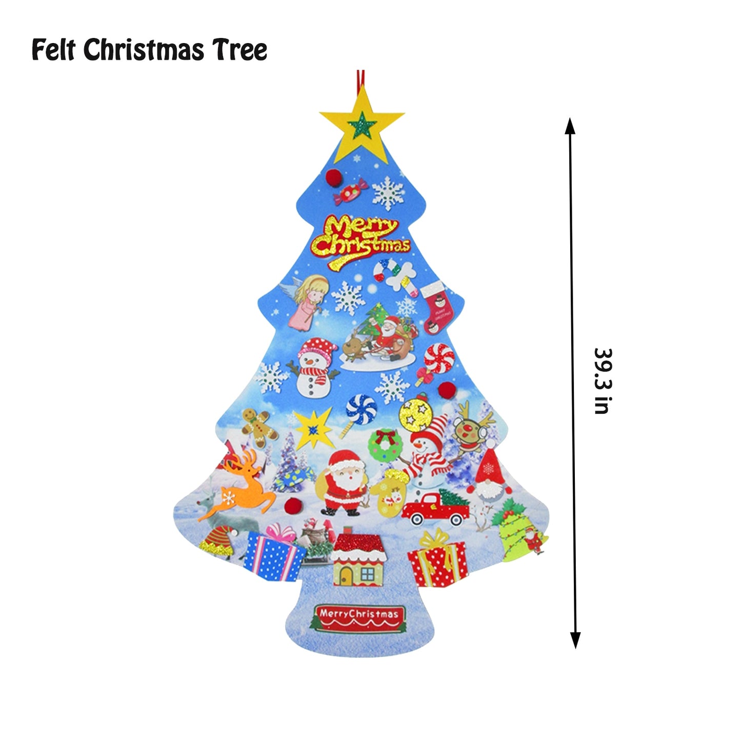 DIY Felt Christmas Tree for Kids