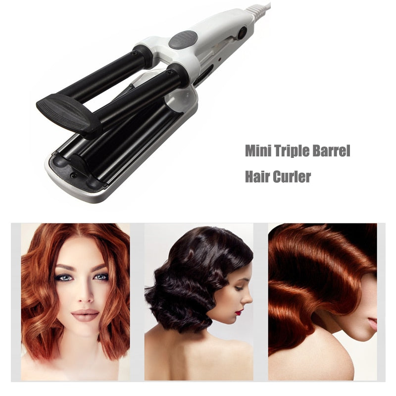 Mini Triple Barrel Hair Curler