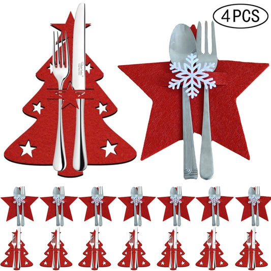 Christmas Cutlery Holders