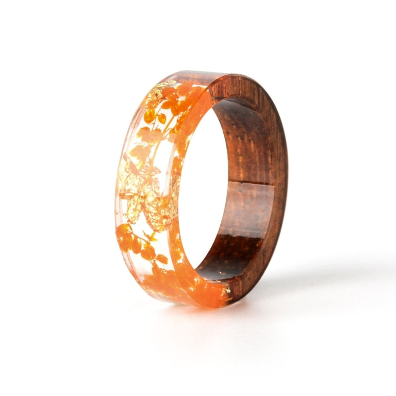 Wooden Resin Rings