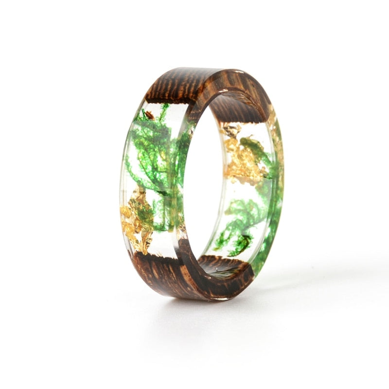 Wooden Resin Rings