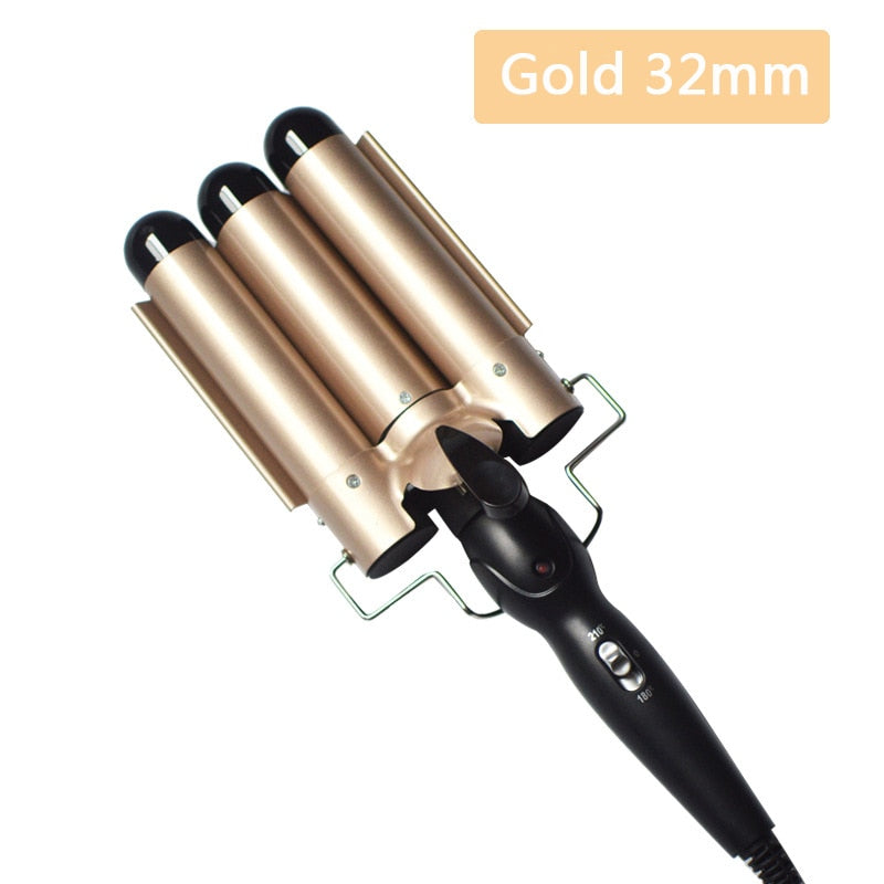 Professional Triple Barrel Hair Curler