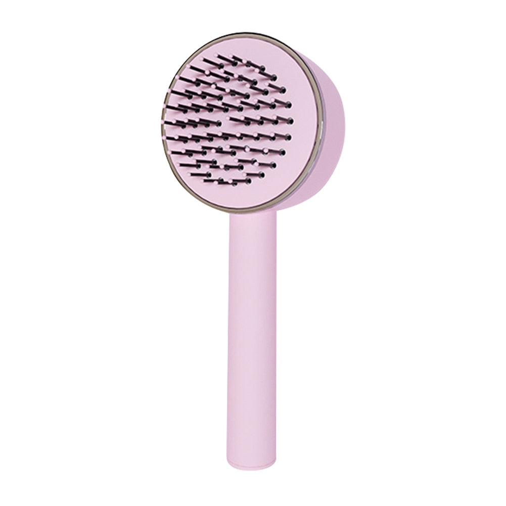 Self-Cleaning Hairbrush