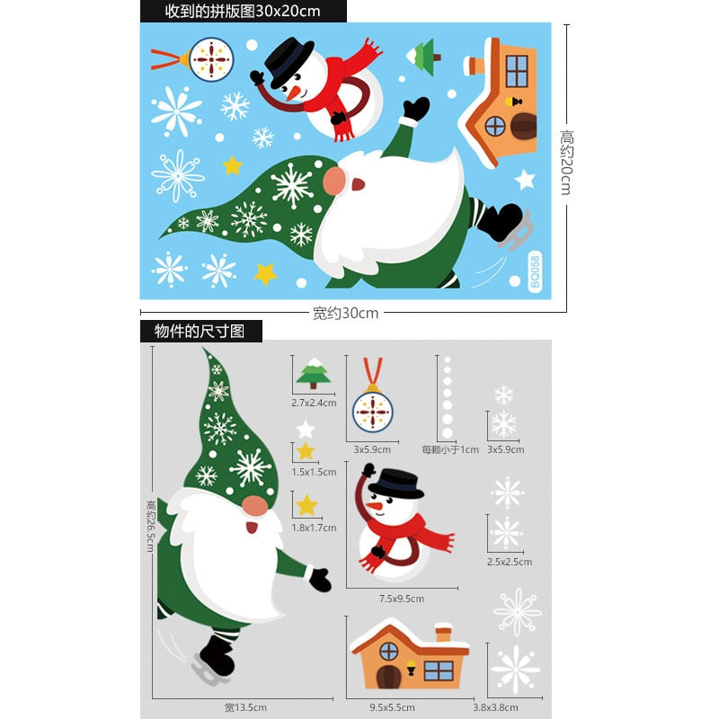 Christmas Window Stickers