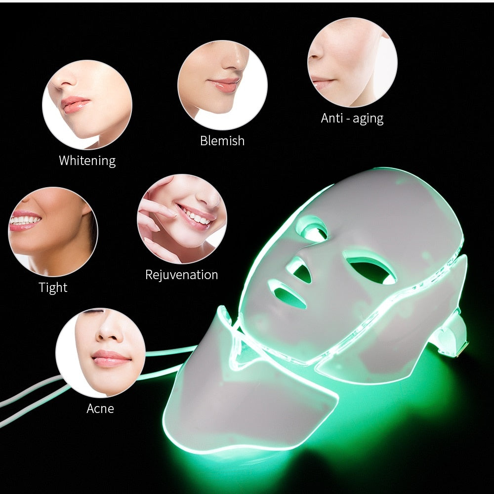 LED Face and Neck Mask