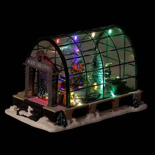 Musical Christmas Greenhouse