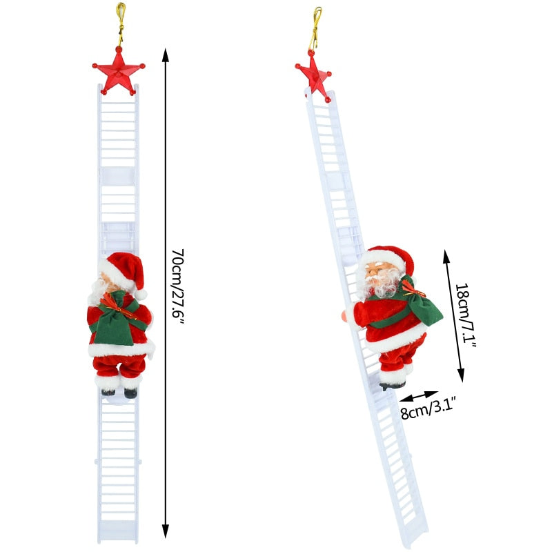 Climbing Santa Claus