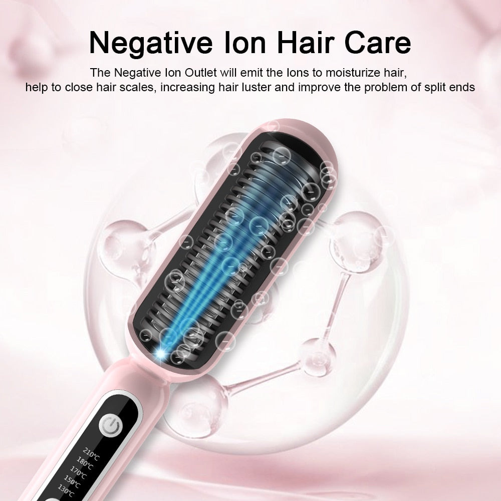 Hair Straightening Brush