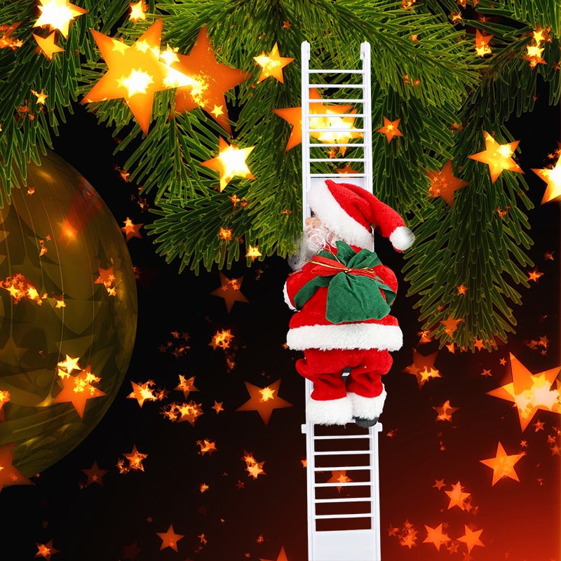 Climbing Santa Claus