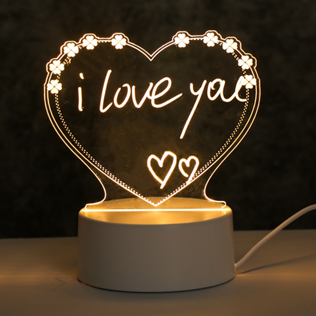 Note Board Creative LED Night Light