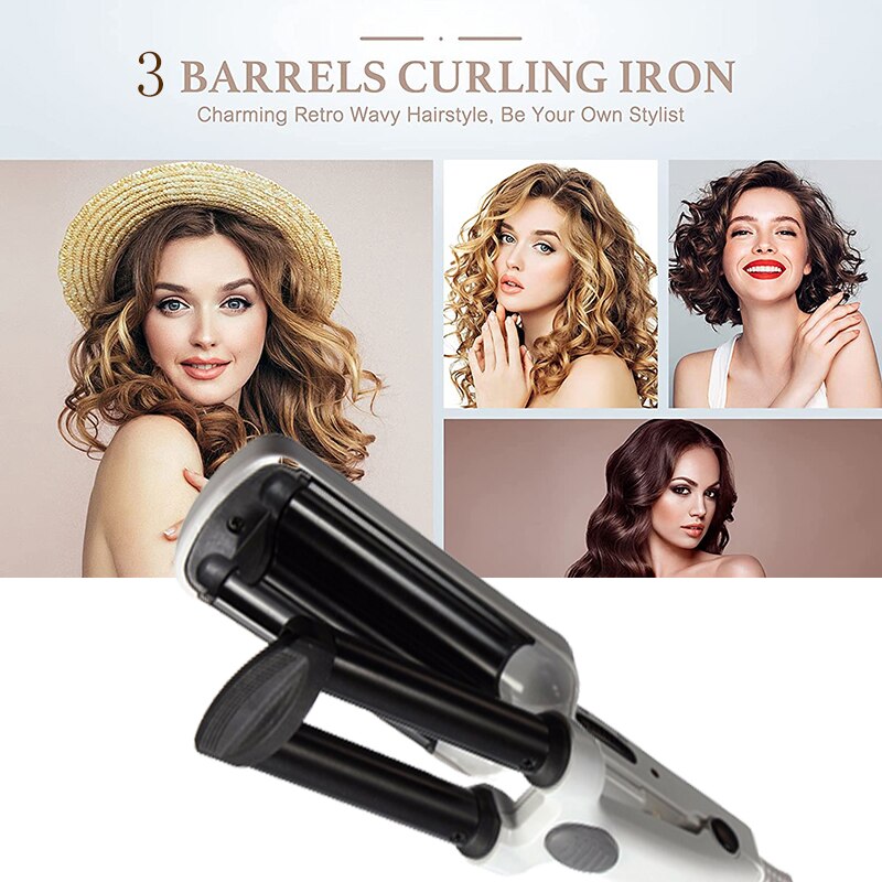 Mini Triple Barrel Hair Curler